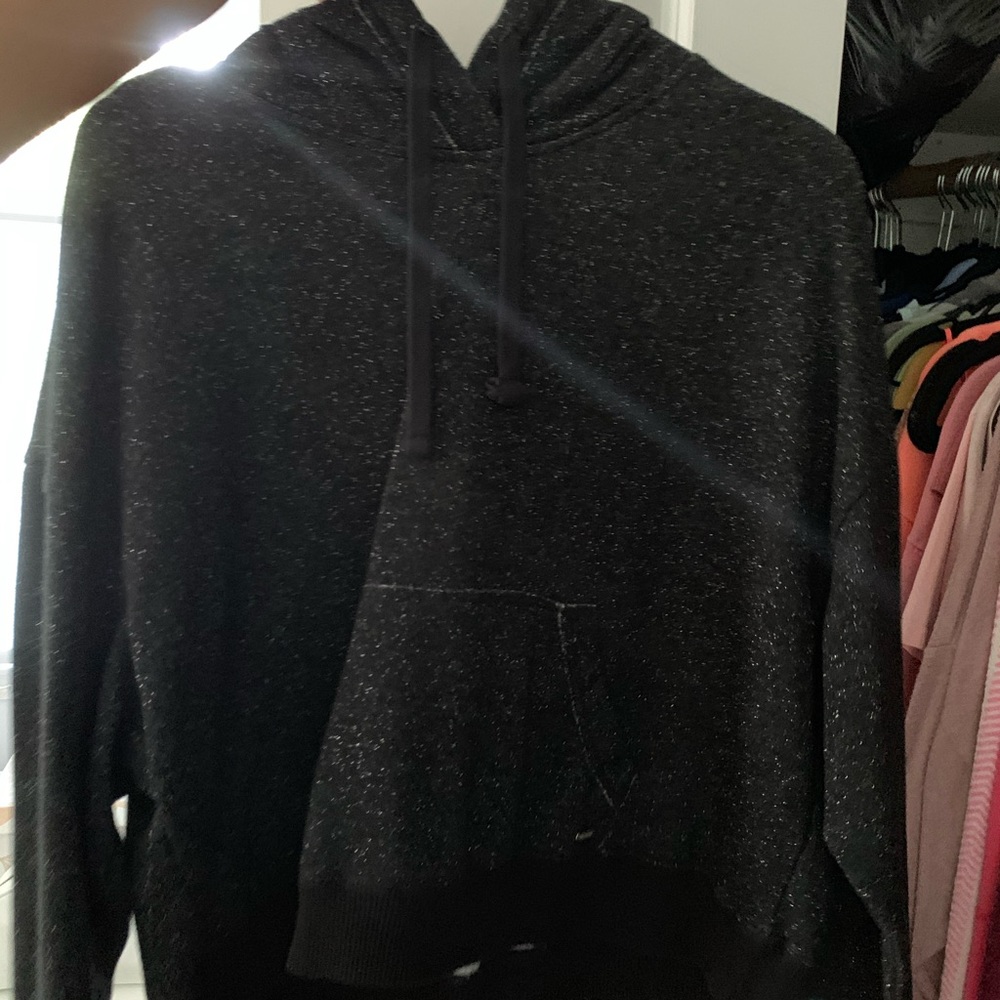 Sparkly black sweatshirt